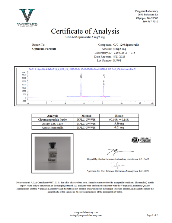 CJC-1295 No DAC/Ipamorelin - Image 2
