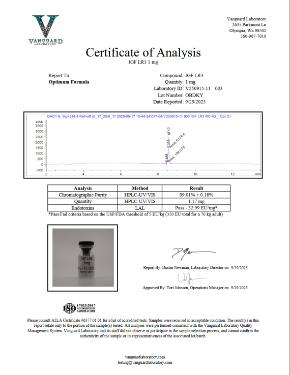 IGF-1 LR3 / Acetic Acid Bundle - Image 2