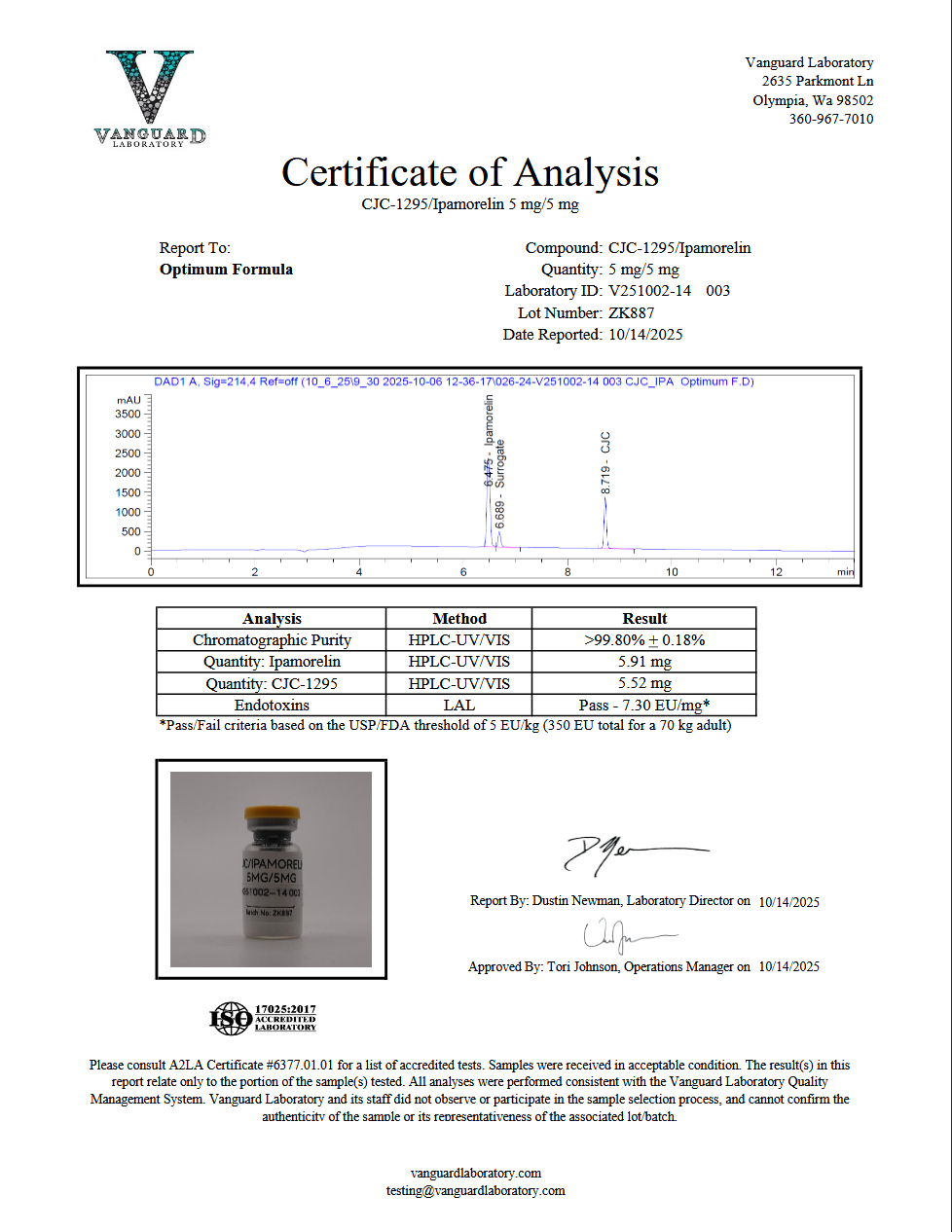 CJC-1295 No DAC/Ipamorelin - Image 2